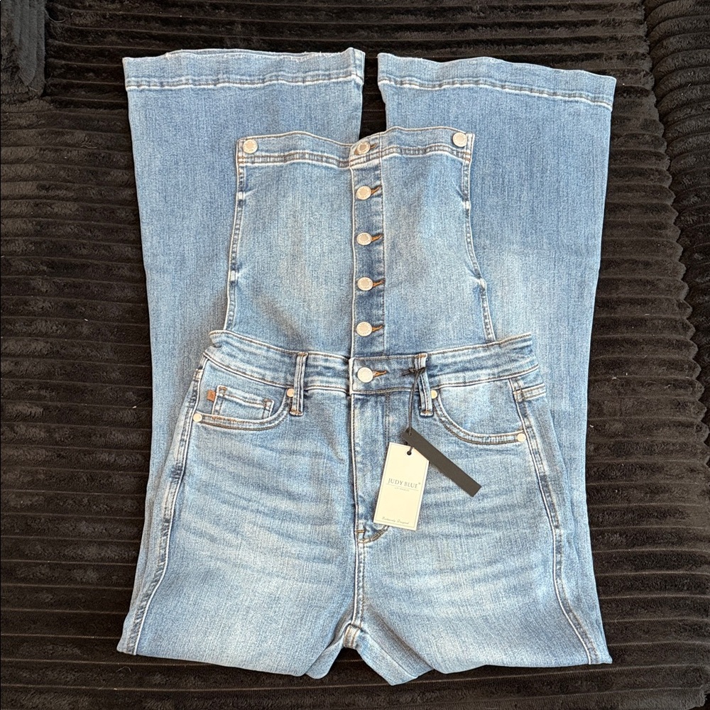 Judy Blue Light Blue High-Waist Button-Fly Women's Jeans